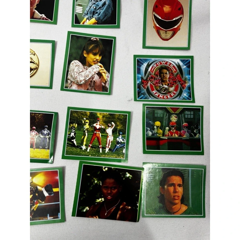 LOT 50+ Merlin Collections Mighty Morphin Power Rangers TRADING STICKER/ROLL